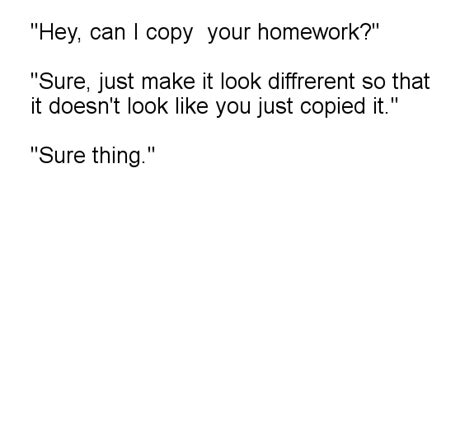 Copy Homework Meme Template